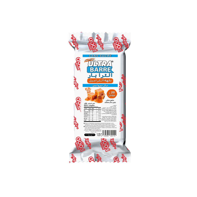 ULTRA BARRE/ Barre protéinée Beurre de cacahuètes caramel 60g