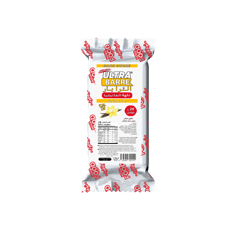 ULTRA BARRE/ Barre protéinée Beurre de cacahuètes Vanille 60g